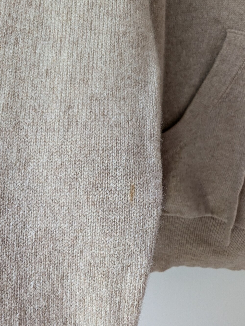 Nili Lotan 100% Cashmere Hoodie Sweater Oatmeal Beige XS SOFT Minimalist - Picture 8 of 8